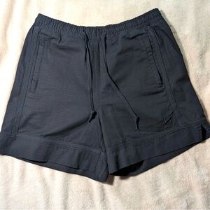 Undefeated Y2K Rare Woman Charcoal Elastic Shorts 100% Cotton Small Gym work out